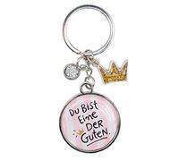 H:)PPY life Damen Happy Life 45983 Schlüsselanhänger Guten, Rosa, Länge 8,5 Cm Schlüssel-Anhänger, Rosa, Einheitsgröße