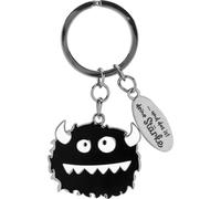 H:) PPY life Schlüsselanhänger Monster mit Spruch "Stärke" | Anhänger mit Schlüsselring, in Monsterform, 7,5 cm, Metall | lustiges Geschenk | 74164