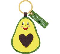 H:)PPY life Schlüsselanhänger mit Motiv Avocado | Anhänger mit Schlüsselring, Anhänger für Tasche, Rucksack | Geschenk