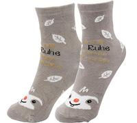 H:) PPY life Zaubersocken mit Motivdruck "Faultier" | Damensocken, Größe 36-40, mehrfarbig | Geschenk Geburtstag, Geschenk lustig | 45593