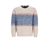 H Pullover RH EffektgarnStrukturmix beigemouline 5XL