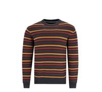 H Pullover RH JacquardStreifen anthrazitmelange 5XL