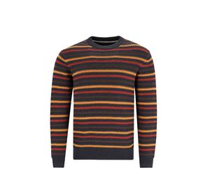 H Pullover RH JacquardStreifen anthrazitmelange 5XL