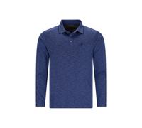 H Softknit Polo Flammengarn blau 6XL