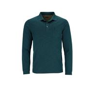 H Softknit Polo Flammengarn dunkelgrün 6XL