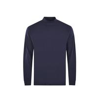 H Stehkragenshirt,StickereiHeavy Jersey, 60° reaktiv gef. marine 6XL