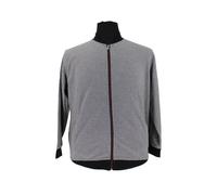 H Sweatjacke Stay FreshZweiton Jacquard schwarz 4XL