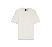 BOSS T-Shirt aus Baumwolle mit geometrischem Jacquard-Muster - Style H-Thompson 321, 50567970 Natur M