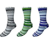 H&W Vertrieb Sockenwolle Comfort - Multicolored Wolle zum Stricken warmer Socken - 3x100gr Sets zur Wahl - Wolle aus 75% Schurwolle und 25% Polyamid - 420m Lauflänge pro 100g - Made in Italy