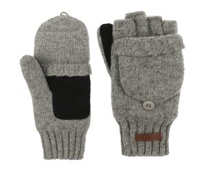 Haakon Boys Fingerless Handschuhe by Barts grau 4 HS