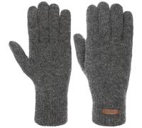 Haakon Lambswool Fingerhandschuhe by Barts anthrazit L/XL
