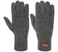 Haakon Lambswool Fingerhandschuhe by Barts anthrazit S/M