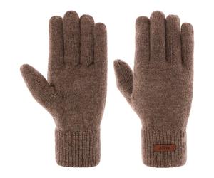 Haakon Lambswool Fingerhandschuhe by Barts braun L/XL