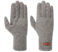 Haakon Lambswool Fingerhandschuhe by Barts grau M/L