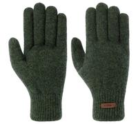 Haakon Lambswool Fingerhandschuhe by Barts oliv L/XL