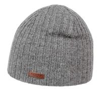 Haakon Lambswool Strickmütze by Barts grau One Size