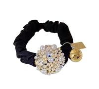 Haar-Accessoires - Perlen-Haargummi | Haargummi-Set - elegantes Haargummi für Pferdeschwanz aus Perlen für Hochzeit und Alltag, 8 Stück, weiches Material, hohe Qualität