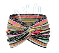 Haarbänder Boho,Gedrehtes Turban Design Haarband - Stilvolles Sportband Für Frauen Mädchen Freizeit Yoga Fitness Radfahren Outdoor Hochzeit Festival