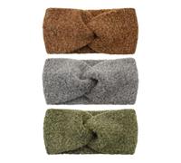 Haarband aus Plüsch mit stilvollem Knoten, Schleife, dickes Futter für Make-up, Freizeitkleidung, Wintersport, Ohrenwärmer, Strick-Fleece-Stirnbänder