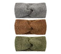 Haarband aus Plüsch mit stilvollem Knoten, Schleife, dickes Futter für Make-up, Freizeitkleidung, Wintersport, Ohrenwärmer