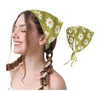 Haarband Dreieck Kopftücher Damen Gestrickt Dreieck Kopftuch Mädchen Sommer Stirnband Kopfbedeckun Haartuch Binden Boho Dreieckstuch Bandana Damen Kopf für Langes, Kurzes, Glattes und Lockiges Haar