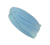 Haarband oder Stirnband in 16 verschiedenen Unifarben Turban hellblau, Einheitsgröße