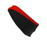 Haarband oder Stirnband in 16 verschiedenen Unifarben Turban schwarz/rot, Einheitsgröße