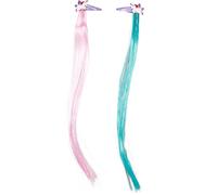 Haarclips mit Glitzersträhnen EINHORN PARADIES - GLITTER