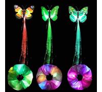 Haargummis leuchtende neon Haarbänder Party Festival 6pcs Haargummis