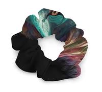 Haargummis ohne Beschädigung, elastisch, abstrakte 3D-Kunst, Löwe, weiche Haargummis für Damen und Herren, den ganzen Tag Komfort, alle Haartypen