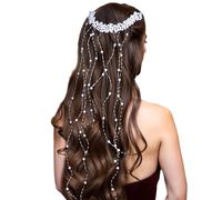 Haarkamm Perle | Quaste Kopfschmuck | Stylisches Kopfschmuck Set Für Hochzeit Feier Reise Fotografie schmuck