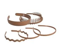 Haarkamm-Stirnband - 5-teiliges, Rutschfestes Und Flexibles Design, Bequem Für Damen, Ideal Zum Waschen, Schminken, Yoga Und Für Den Alltag | Weiches, Stylisches Accessoire Für Den Täglichen Gebrauch