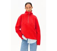 ARMEDANGELS HAARLEENAA Damen Fleece-Sweatshirt aus Bio-Baumwolle mars red M