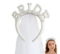 Haarreif mit Brautschleier, für die, mit Schleier, eleganter Kopfschmuck