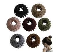 Haarspangen Für Damen, 7 Stück Vogelnest Magische Haarklammer, Hair Bun Maker, Vogelnest Platte Haarnadel, spirales Samt Haarbänder, Ausziehbarer Pferdeschwanz Haar Extender, Haarschmuck Für Mädchen