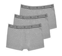 Haasis Bodywear Herren Pants 3er Pack ohne Eingriff, Single Jersey, graumeliert XXL