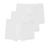 Haasis Bodywear Herren Pants Feinripp 3er Pack weiss S