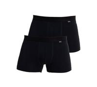 Haasis Bodywear Herren Pants, ohne Eingriff, Weichgummibund, 2er Pack, GOTS zertifiziert schwarz L