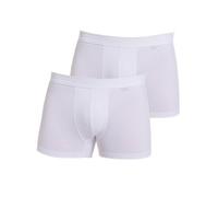 Haasis Bodywear Herren Pants, ohne Eingriff, Weichgummibund, 2er Pack, GOTS zertifiziert weiß L