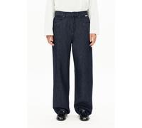 HAAYI HERRINGBONE BAGGY JEANS | 100% Bio-Baumwolle Non Stretch - blau (32-32)