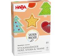 HABA Bastelset Stickanhänger Herz, Stern & Tanne 2012720