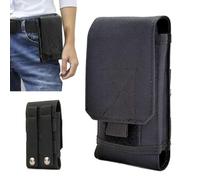 HABNI Handytasche Gürtel,Universal Gürtel Tasche Holster,Handy Gürteltasche, Outdoor Handytasche Hülle,Black Camo Tasche Für Handy Gürteltasche