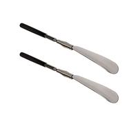 HAC24 2er Set Teleskop Schuhanzieher 31-79 cm Schuhlöffel Schuhanziehhilfe Ausziehbar Schuh Anziehhilfe Schwarz
