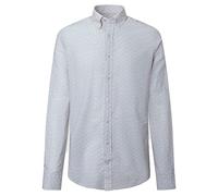Hackett Foulard Print Langarmhemd XL White / Tan