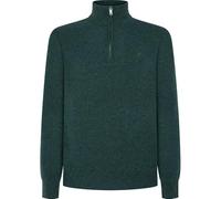 Hackett London Herren Lammwolle Hzip Strickwaren, Grün (Forest Night Green), XX-Large