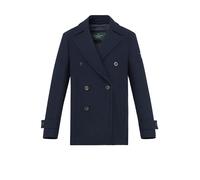 HACKETT Mantel Herren Reverskragen Wolle blau, 54 (XL)