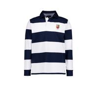 HACKETT Polo-Shirt Herren Regular Fit Baumwoll-Jersey blau gestreift, XXL
