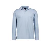 HACKETT Polo-Shirt Herren Slim Fit Langarm Baumwoll-Piqué blau, XL
