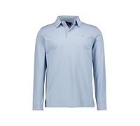 HACKETT Polo-Shirt Herren Slim Fit Langarm Baumwoll-Piqué blau, XXL