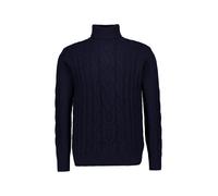 HACKETT Rollkragenpullover Herren Regular Fit blau, XXL